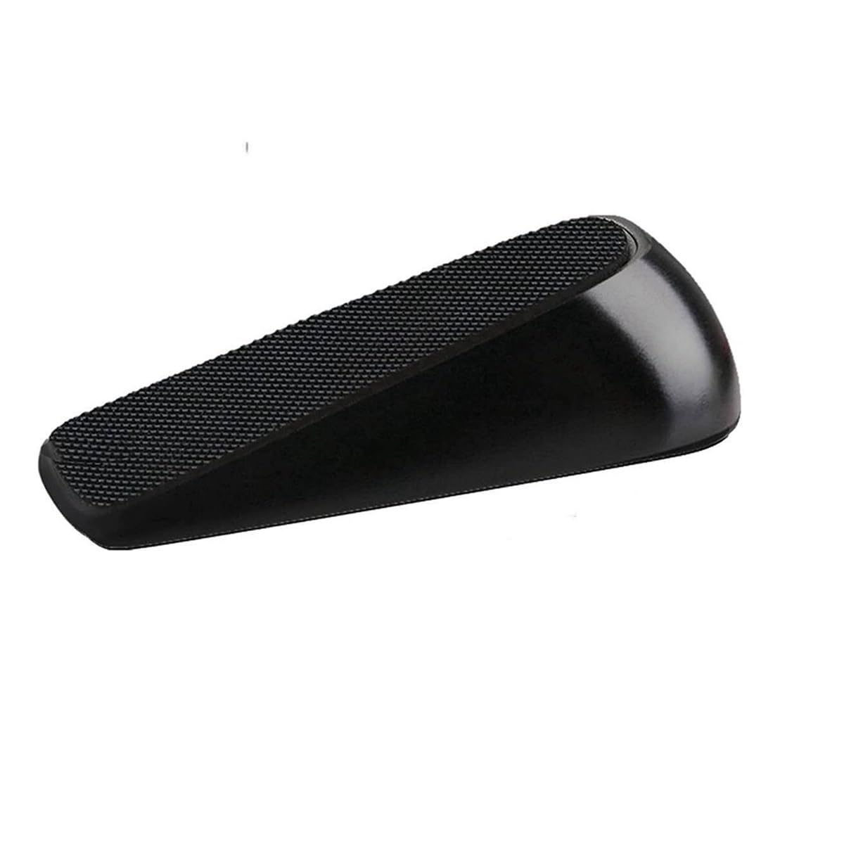 Home Heavy Duty Zinc Alloy Wedge Finger Guard Door Stop Protector Door Stopper(Black)