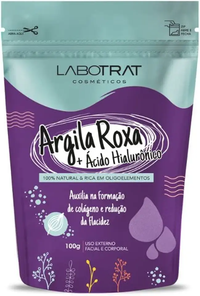 Labotrat - Argila Labotrat Dia A Dia 100G Roxa Com Acido Hialuronico