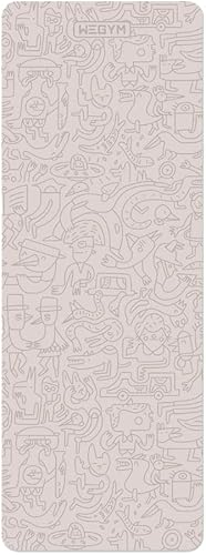 Miniatura 1 de Alfombrilla de yoga de 0.157 in  Poliuretano de alta calidad alfombrilla de ejercicio acolchada hecha para yoga, pilates y entrenamientos en casa