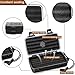 Flauno Travel Cigar Humidor Case - Portable Cigar Box kit with Humidifier Disc, Cigar Cutter, Cigar Punch, Cigar Holder & Dropper, Waterproof, Crushproof, Airtight (Holds up to 5 Cigars)