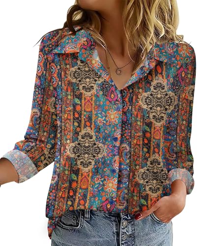 Zeagoo Business Casual Tops for Women Spring Outfit Long Sleeve