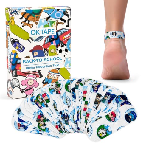 Image of OK TAPE Blister Prevention Tape, 40 Pcs, Back-to-School Edition