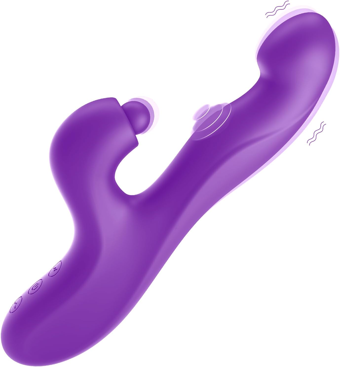 Tracy's Dog Clitoral Thumping Rabbit Vibrator for Clit G Spot Stimulation, Triple Vibrating Stimulator with 3 x 5 x 10 Modes, Adult Sex Toys with Heating for Women and Couple (OG Rabbit)