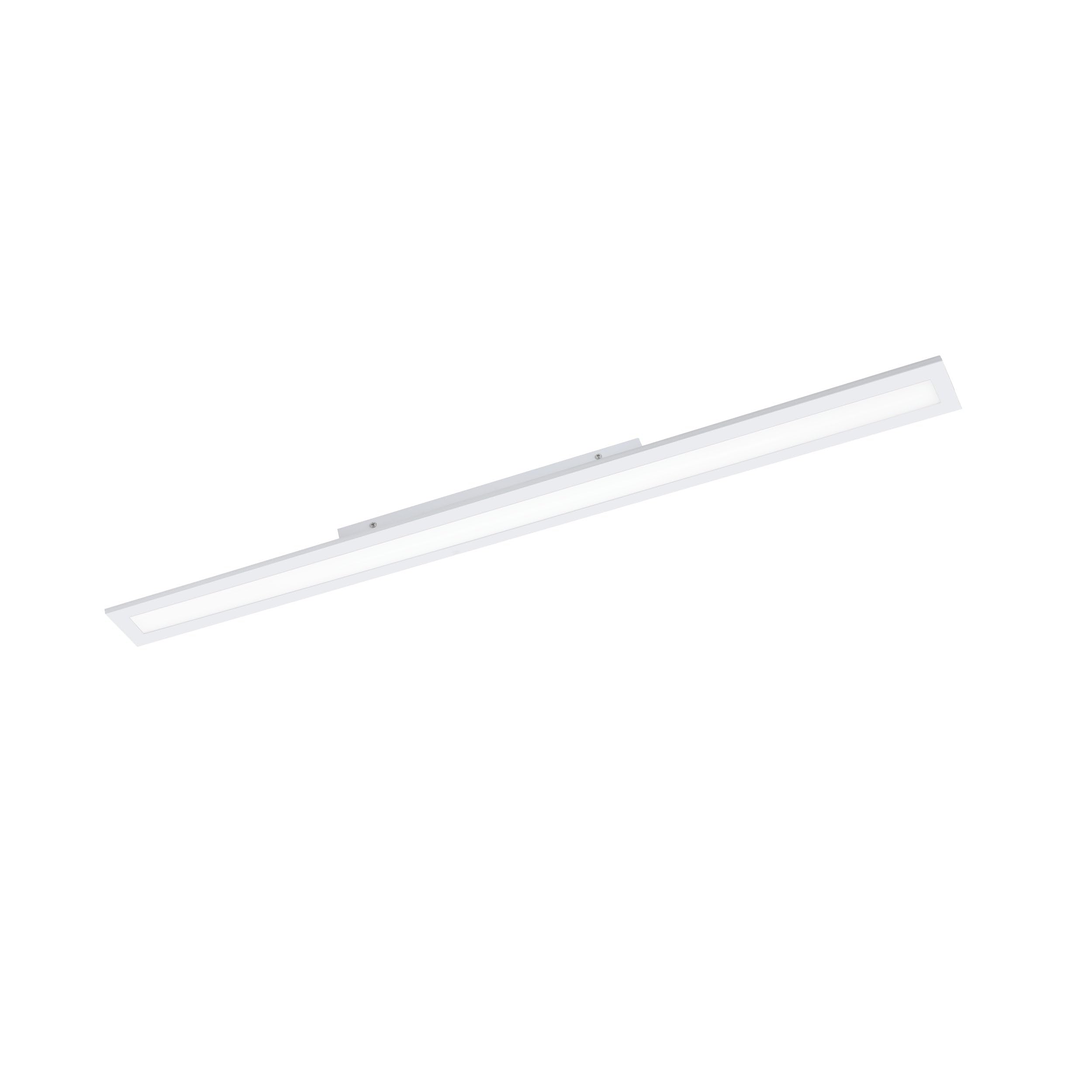 Eglo LED Ceiling Light Panel Salobrena 1, Flush Mount Ceiling lamp Made of White Aluminium and Plastic, Kitchen Lighting, Neutral White, 47 x 4