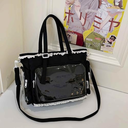 Ita Crossbody Tote Bag, bolso bandolera con cremallera miniatura 6