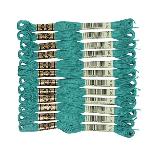 Image of DMC 6-Strand Embroidery Cotton Floss, Very Dark Sea Green