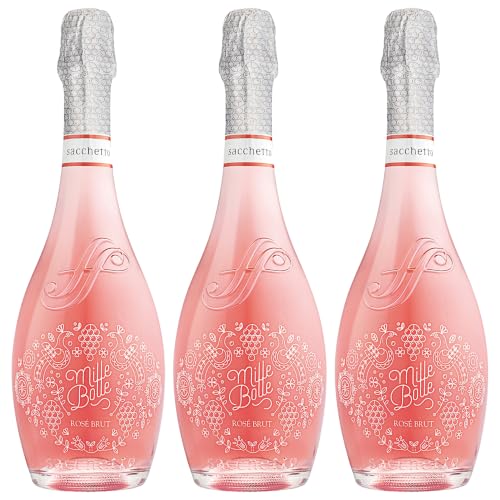 Sacchetto Mille Bolle Spumante Brut Rosé trocken Roséwein Italien inkl...
