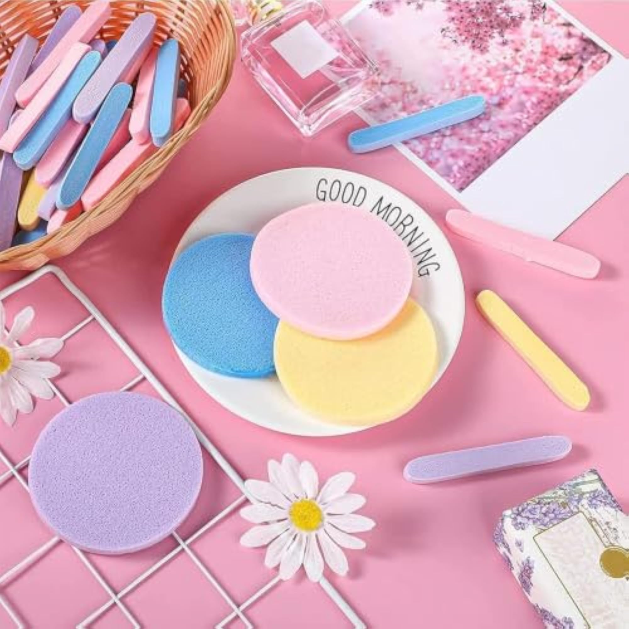 Compressed Facial Cleansing Sponge for Face Wash & Makeup Removal