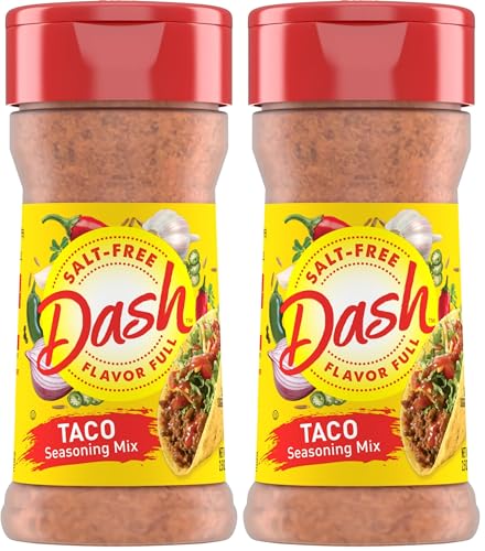 Image of Dash Salt-Free Taco Seasoning Blend, 2.5 Ounce (Pack of 2)