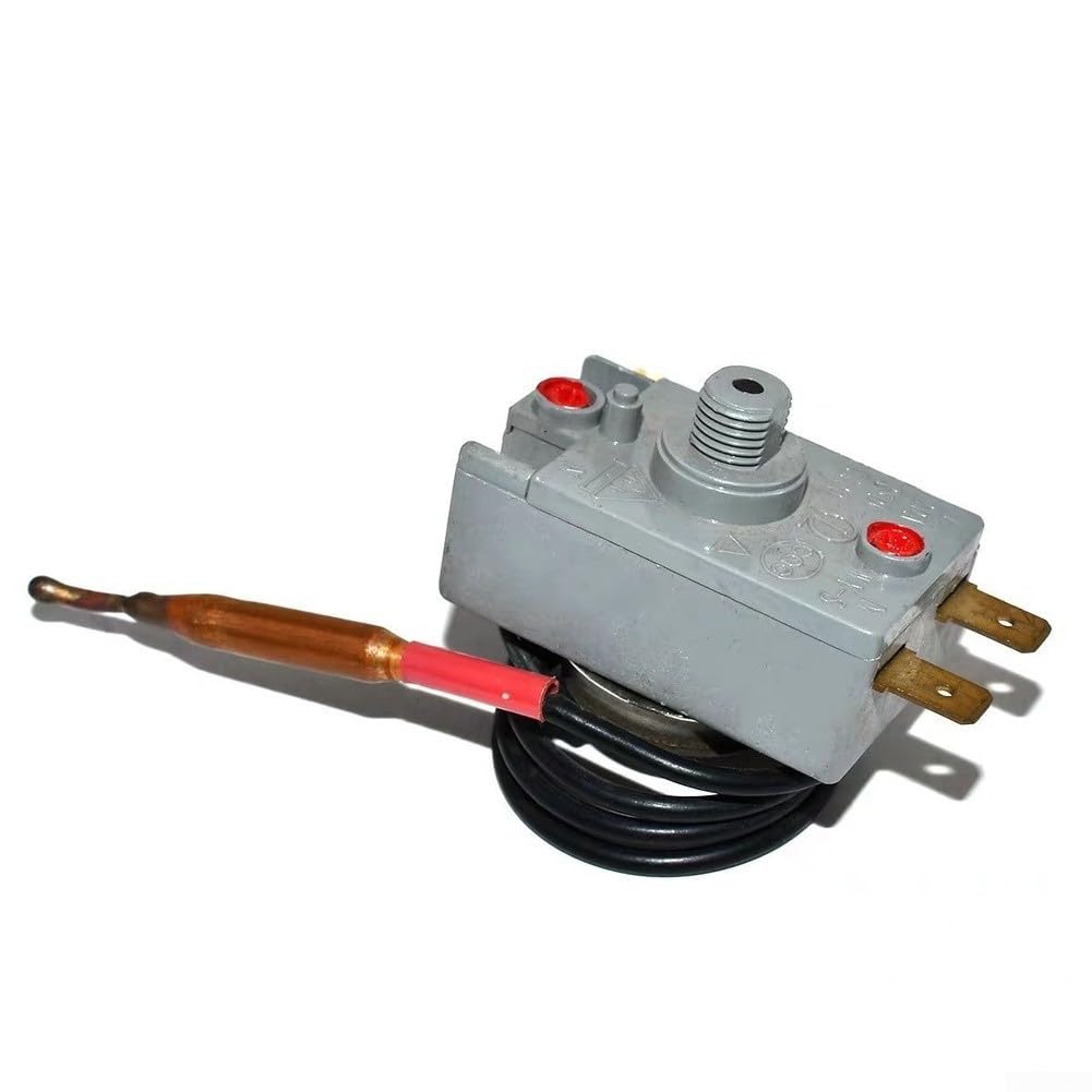 Termostato para calentador de Agua 20A 250V Interruptor Límite Temperatura Sonda Metal Compatible Ahorro