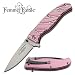FEMME FATALE FF-A001PK Spring Assisted Knife, 3.5-Inch Closed