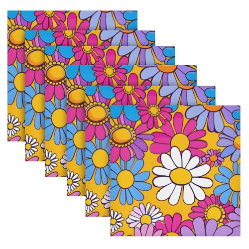 Servilletas de Tela Multicolor 20x20 pulgadas Pack x6 miniatura 2