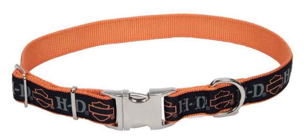 Harley Davidson Adjustable Designer Ribbon Premium Dog Collar
