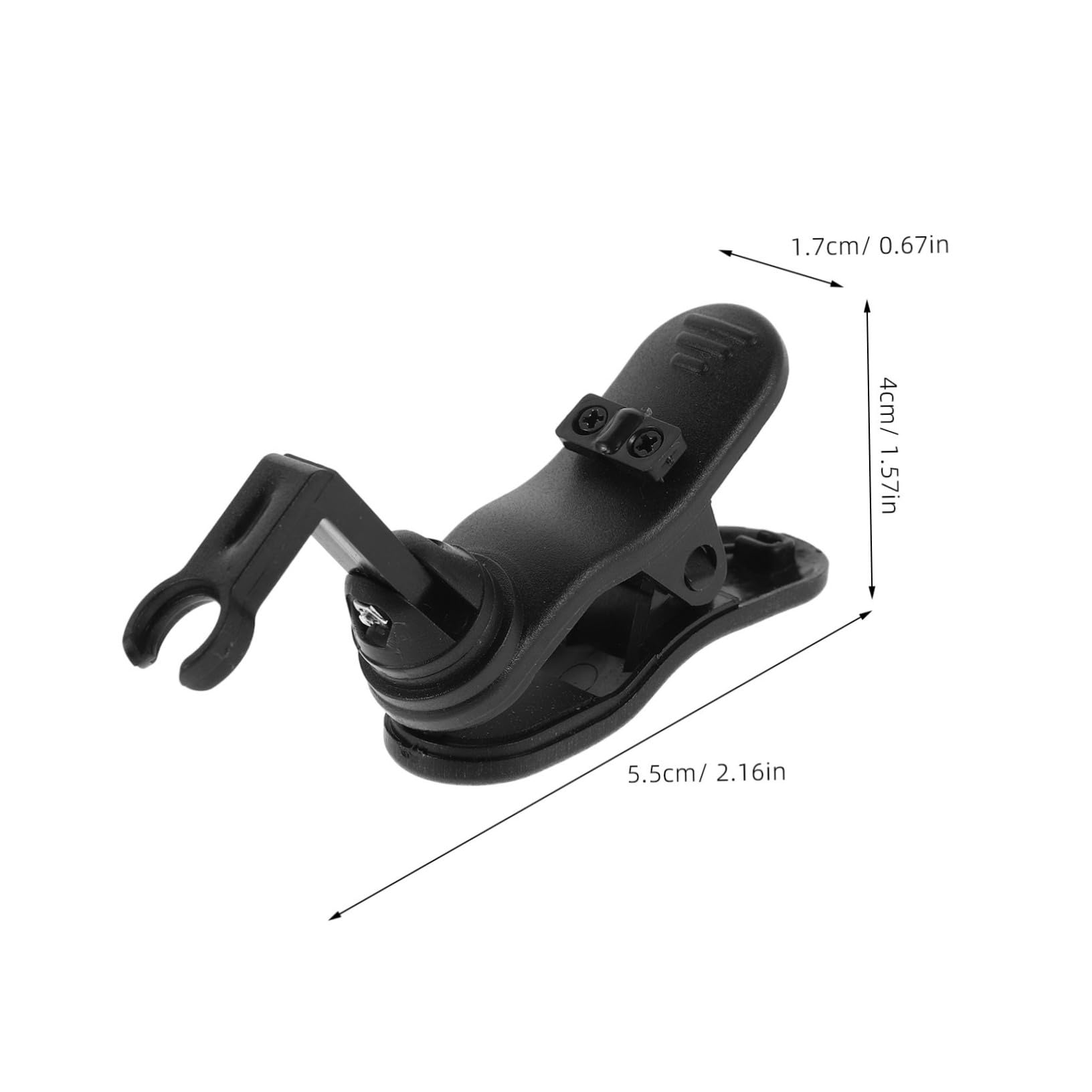 YARNOW Flute Microphone Clip Holder Clip Mic Mount for Wind Instruments Lightweight Design for Easy Setup and Sound Output for Professional Performances