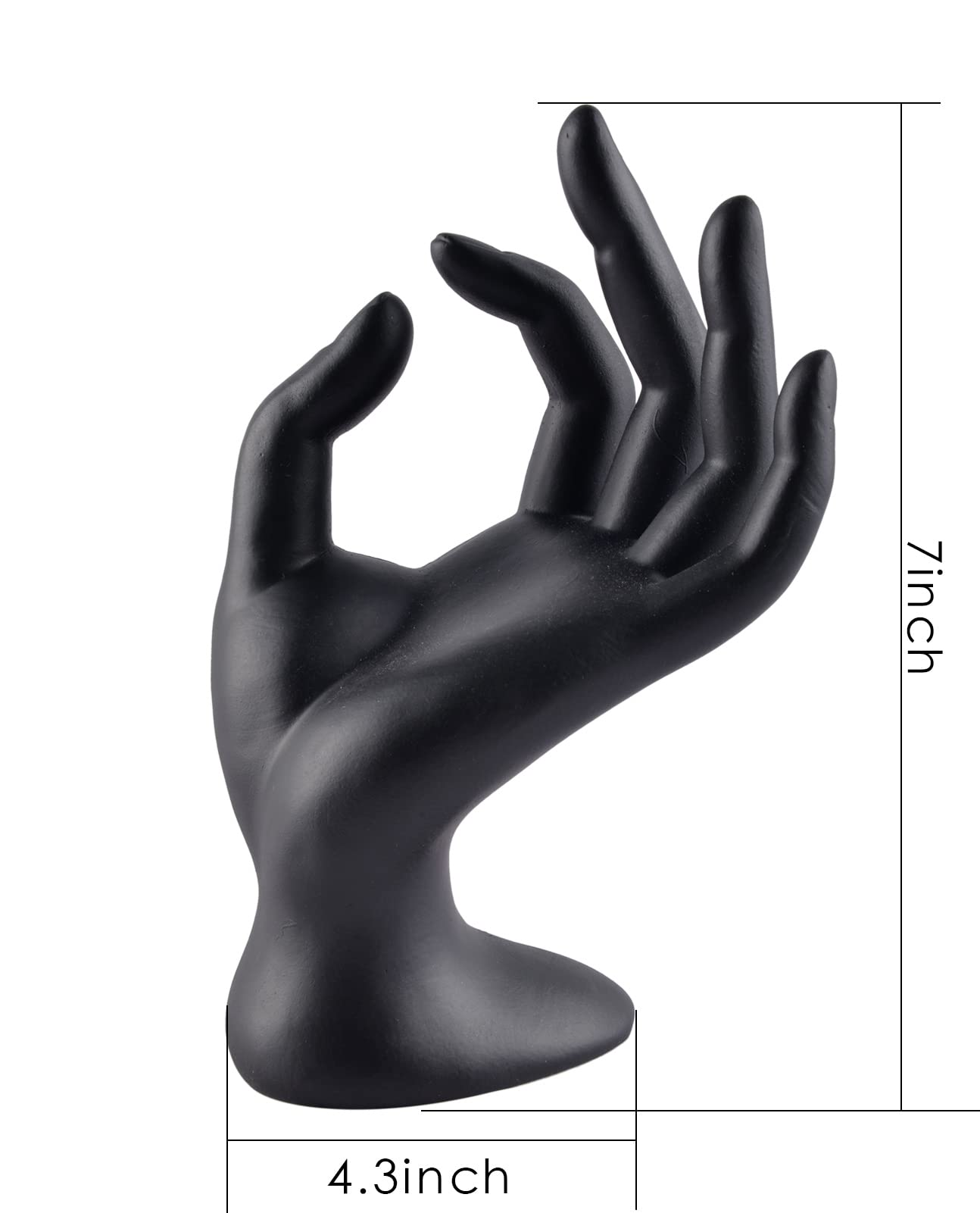 Amazon.co.jp: CHEZMAXポリレジンHandフォームジュエリーディスプレイ