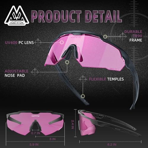 Image of Shooting Glasses Anti Fog with High Definition Lenses, ANSI Z87+ Certified Tactical Safety Glasses for Men Women