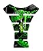 Venom Green Snake SKull 3d Gel Motorcycle Gas Tankpad Kawasaki Ninja ZX Suzuki GSXR Honda CBR Yamaha YZF Triumph Motorcycle TanK pad Decal Sticker