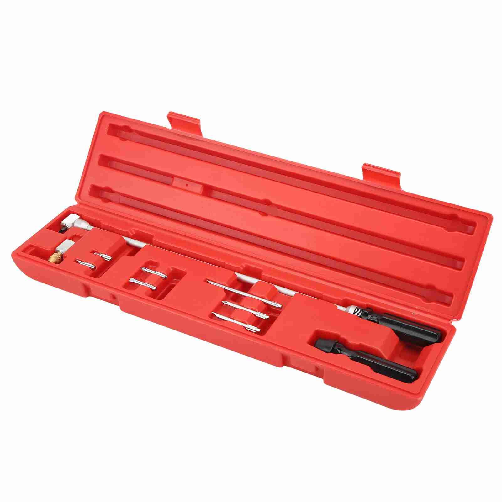 Herramienta de Llave de Ajuste de Carburador ,Kit de Destornillador de ángulo de Varilla de Alta Dureza de 485 Mm ,10 Piezas para Motos de Nieve
