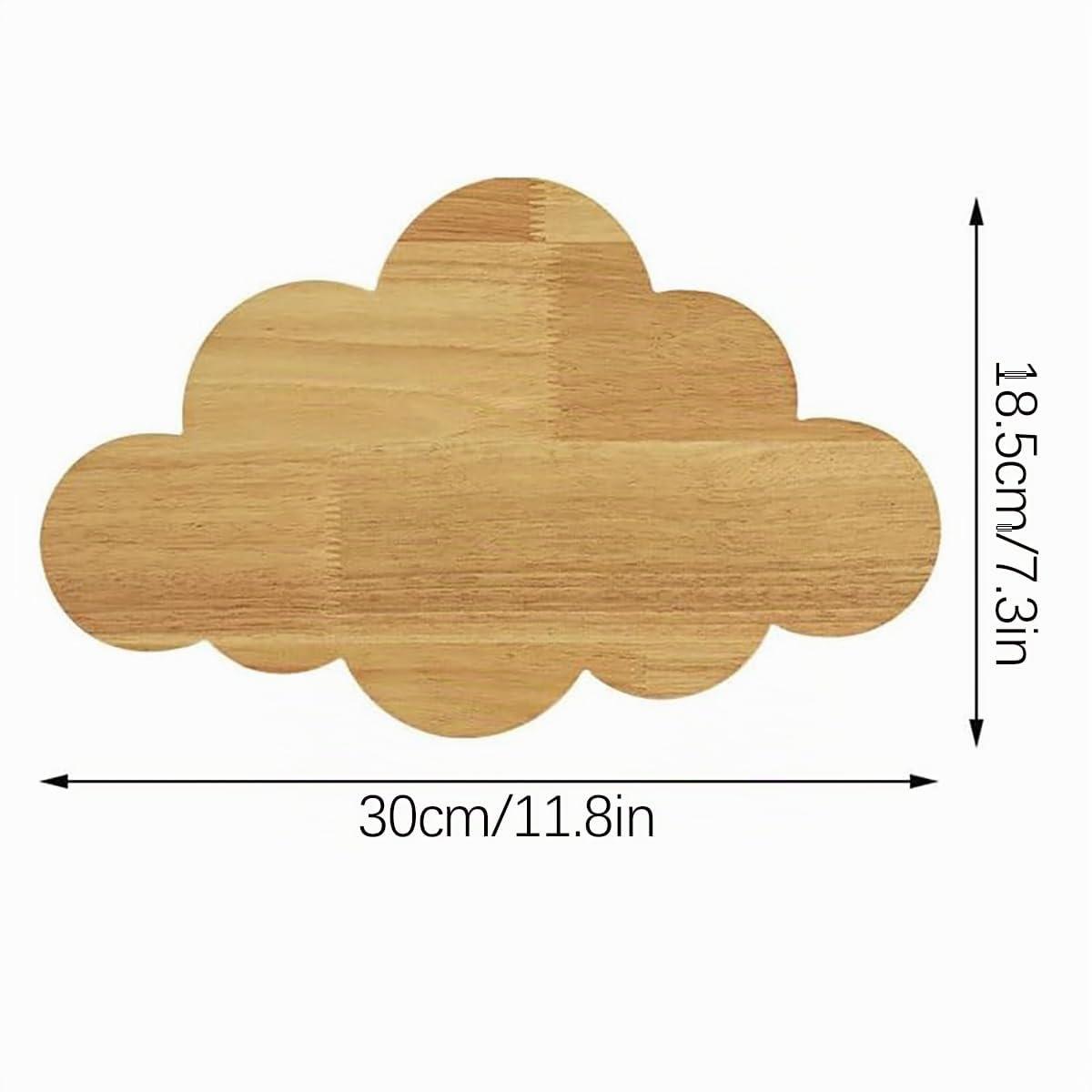 KZT Wolken Wandleuchte mit Stecker Schalter G9 LED Wandlampe aus Holz 3 Farben Einstellbar Nachttischlampe Kinderzimmer Nachtlichter Innen Wolkenlampe für Junge Mädchen Schlafzimmer Wohnzimmer