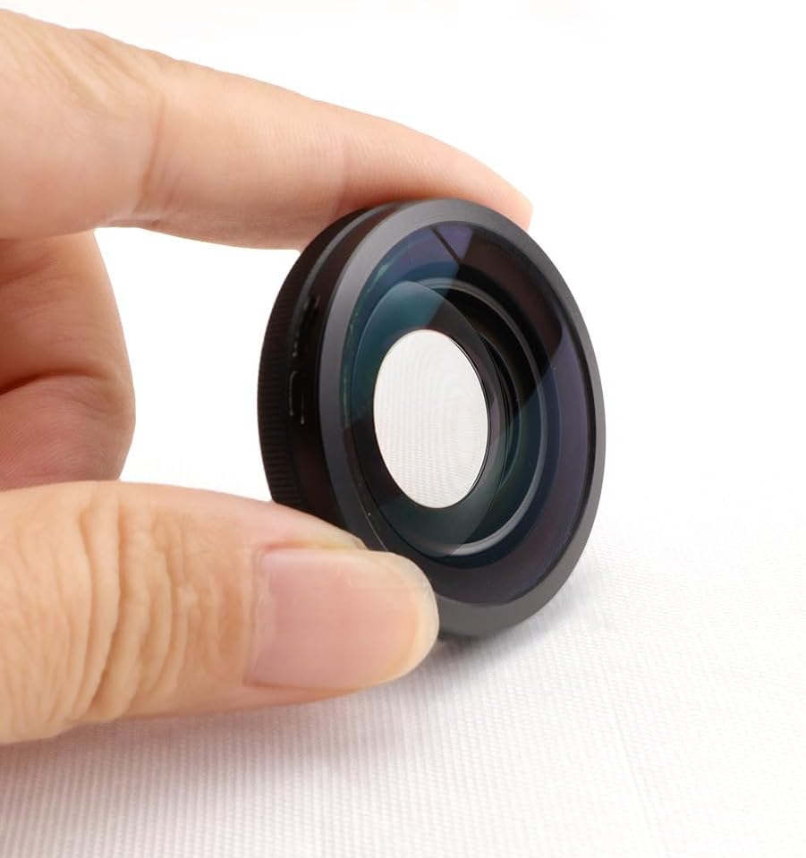Wide-Angle Lens for DJI Osmo Action 6,HD Optical Glass with 2-Layer Coating 185° Ultra-Wide View Scratch-Resistant Lightweight