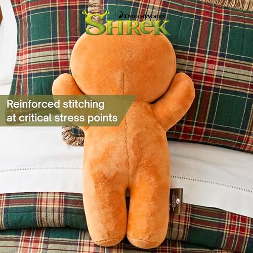 Image of Shrek Gingy Gingerbread Man Bedding Super Soft Cozy Cuddle Pillow, (Officially Licensed Product) by Franco