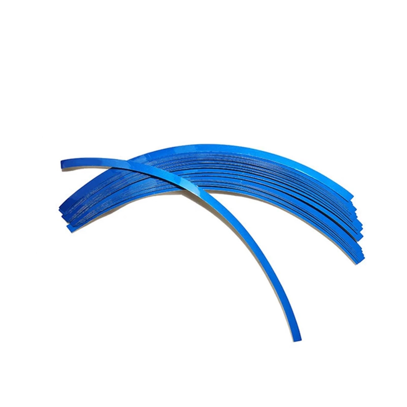 Hub Decals Rim 18inch 16Pcs Strips Waterproof Popular Motorcycle Car Rim Stripe Wheel Decal Tape Sticker Lots Reflective Stripe Tape(16pcs Blue)