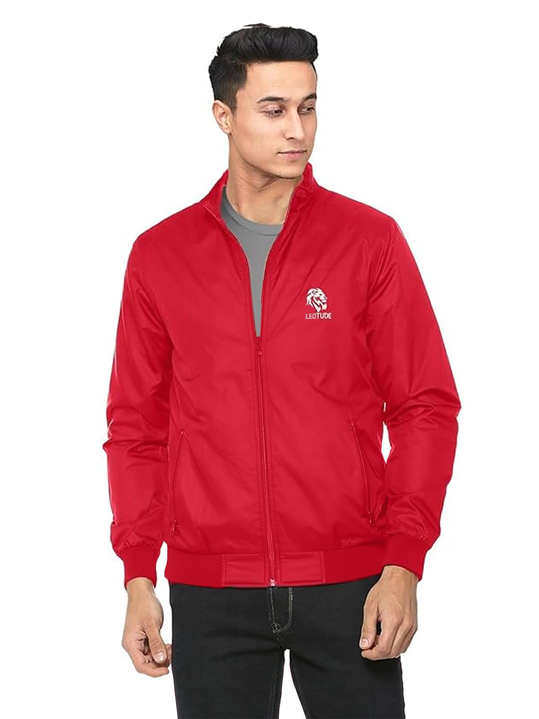 leotude Men's Polyester Full Length Jacket-picture-37