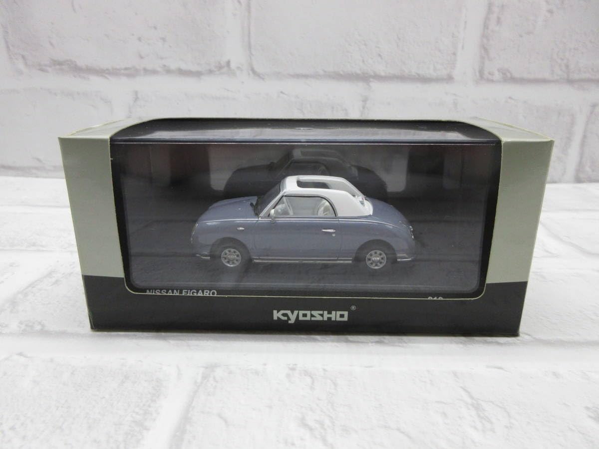 京商 1/43 ニッサン フィガロ オープントップ Amazon | □ 京商 1/43 NISSAN FIGARO OPEN TOP ペールアクア