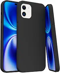 Capa Case Capinha Para iPhone 11 Silicone Aveludada Com Forro aveludado Premium (PRETA)