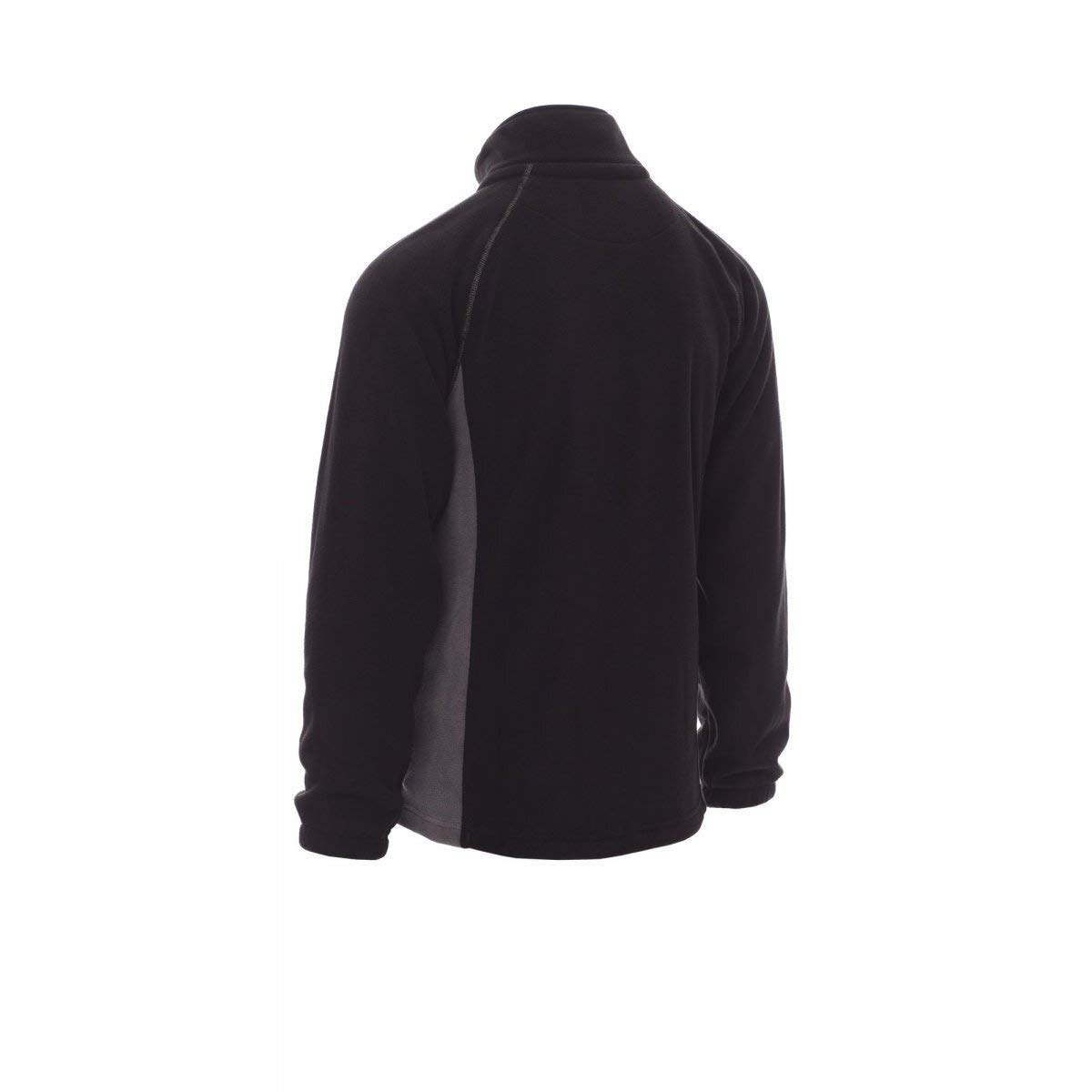 PAYPER Aspen+ Pile Giacca da Uomo 100% Poliestere Chiusura Zip Intera Manica Raglan Elastici stringi Polso Tasca Frontale Verde/Verde Acido