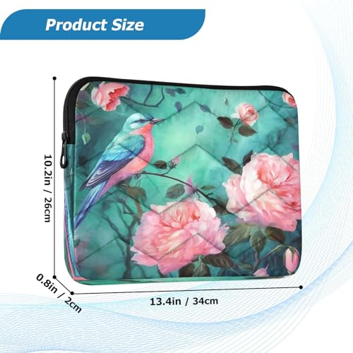 Funda para Laptop 13-14 Pulgadas Impermeable Verde Pájaro miniatura 3