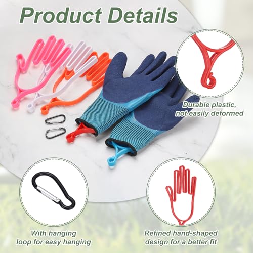 Soporte extensor de guantes de golf PATIKIL de plástico con ganchos para colgar, 2 uds. 3