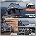 Adventurer Pro Rooftop Tent Hard Shell with USB Outlet, Side Awning, Replaceable Rain Fly&Luggage Racks for 4 Season Camping, Aluminum Pop Up 2-3 Person Roof Top Tent for Truck Jeep SUV Van Trailer