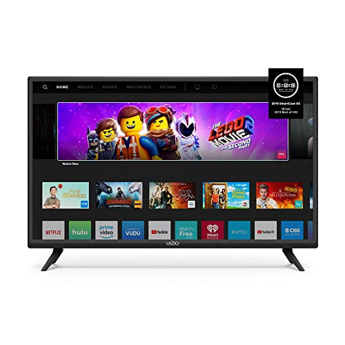 VIZIO D-Series 32-Inch Class 720p LED HDTV Smart TV (D32H-G9) with Built-in HDMI, USB, SmartCast, Voice Control Bundle with Circuit City 6-Foot Ultra High Definition 4K HDMI Cable and Accessories
