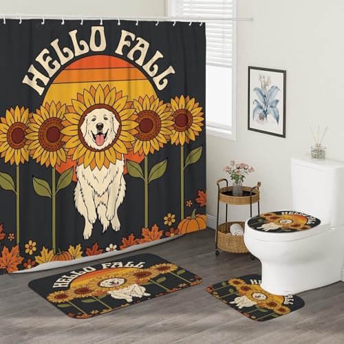Tapis abattant toilettes en U antidérapant grand format - 3
