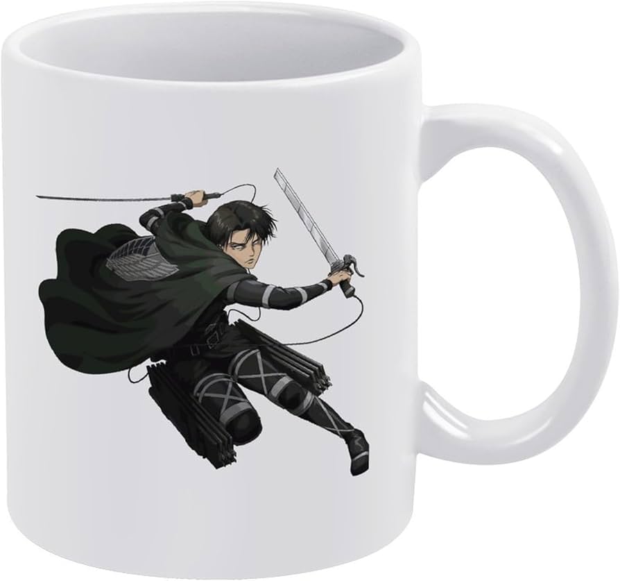 Amazon.co.jp: マグカップ 進撃の巨人 リヴァイ 兵長 コーヒーカップ