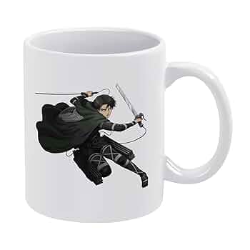 Amazon.co.jp: マグカップ 進撃の巨人 リヴァイ 兵長 コーヒー