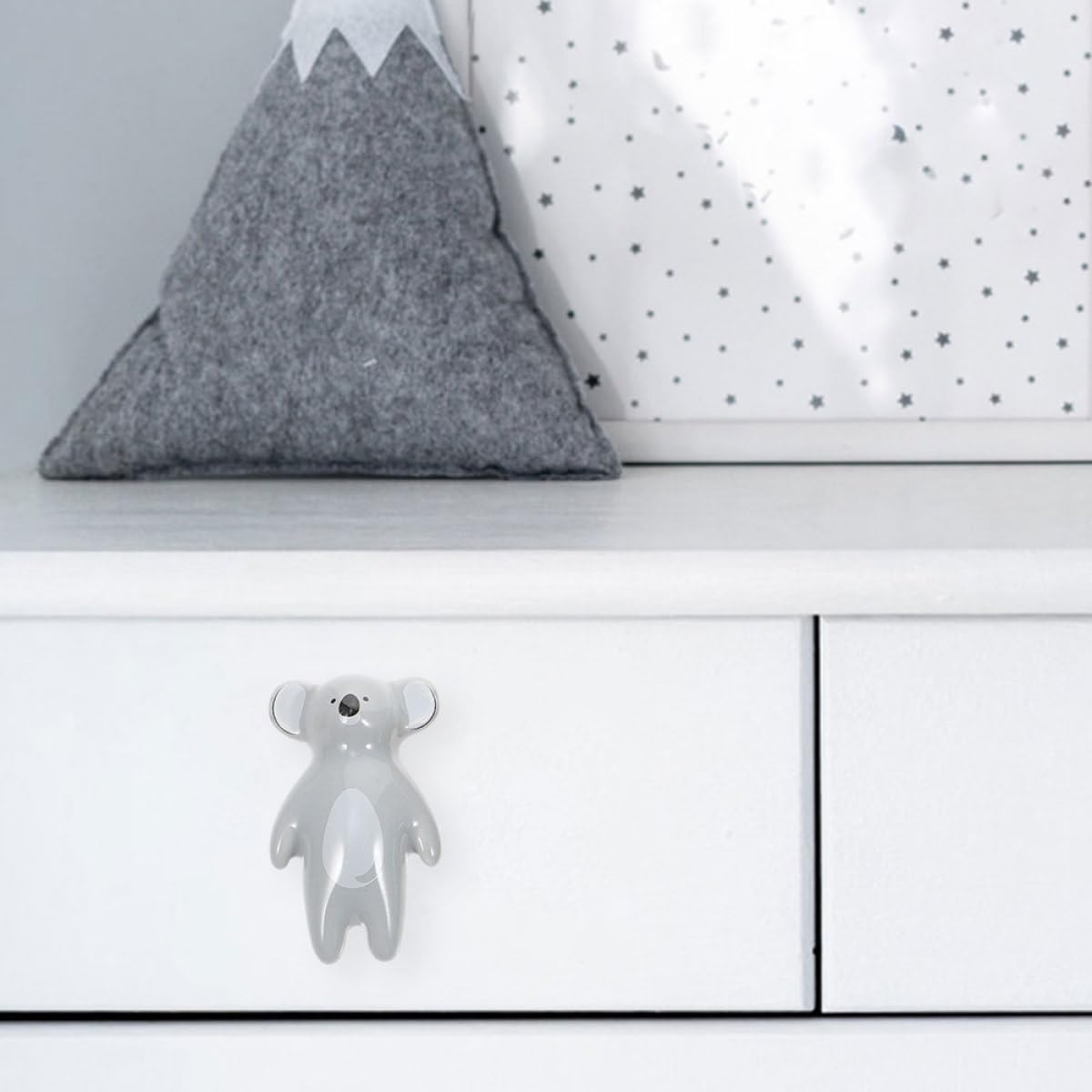 Pomelli per Mobili in Ceramica Animali 8 Pezzi per Armadio | Stile Creativo e Simpatico, Finitura in Lega, Forma Animal, per Cameretta e Sostituzione di Maniglia