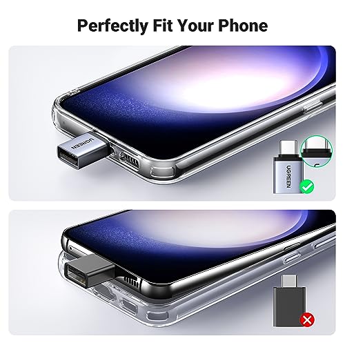UGREEN USB C to USB Adapter(2 Pack), 10Gbps USB-C 3.2 to USB 3.0 Female Adaptor, OTG Converter Compatible with iPhone 15/16 - Image 2