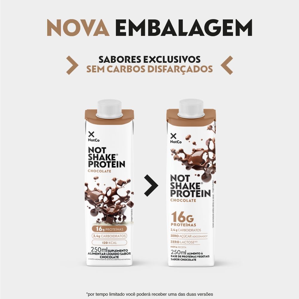 Notco NotMilk High Protein Leite Vegetal 15g Chocolate 250 ml