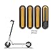 Fututech 4 Pcs Couverture Décorative Réfléchissante pour Xiaomi M365 Pro Pro2 1S pour Mi 3 Trottinette Bandes Réfléchissantes sur Les Roues Avant et Arrière Kit Accessoires Scooter Electrique (Jaune)