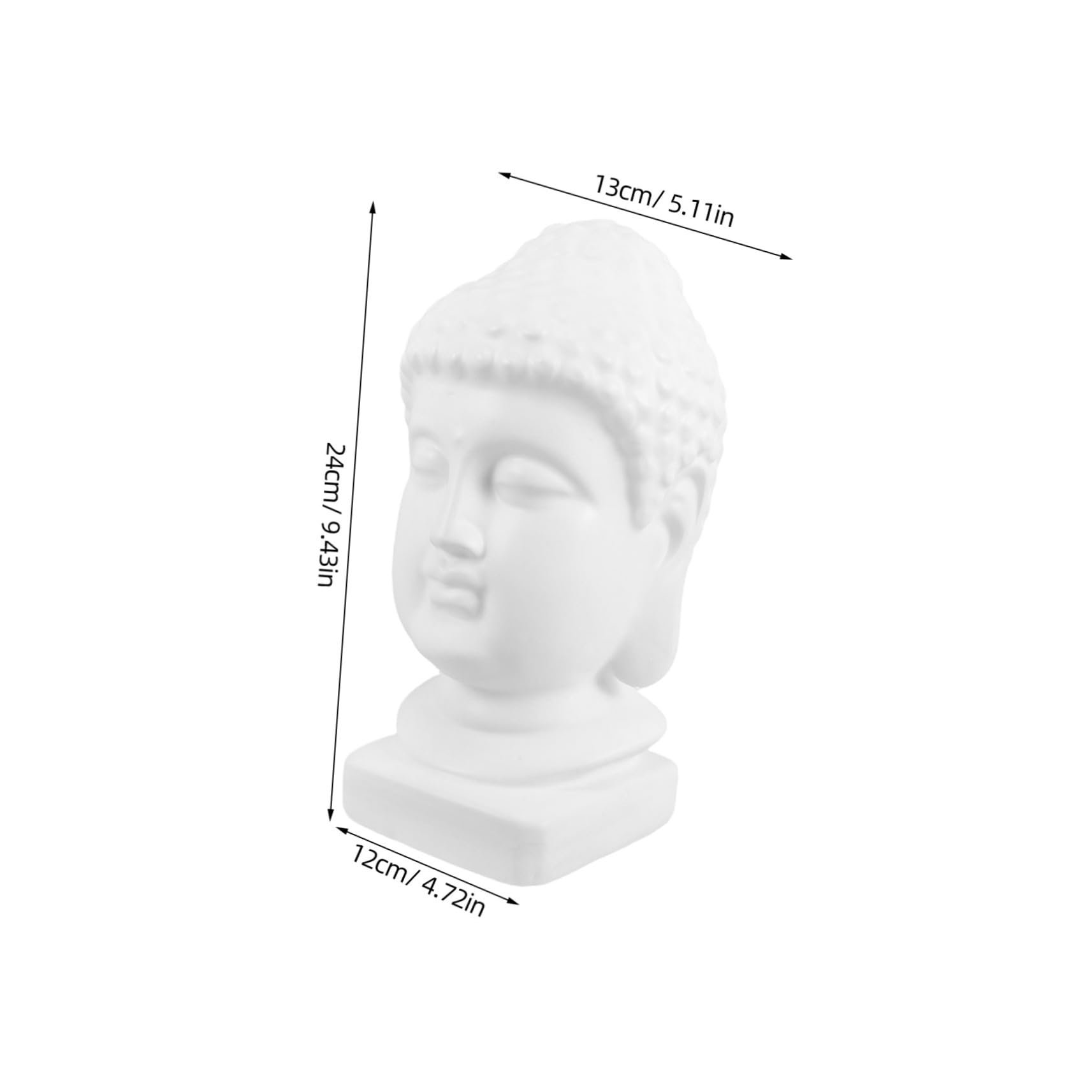 Cabilock Head Figurine Tranquil Altar Statue for Home Art Decor Versatile Meditation Accessories for Yoga Zen Garden Unique Spiritual Spaces