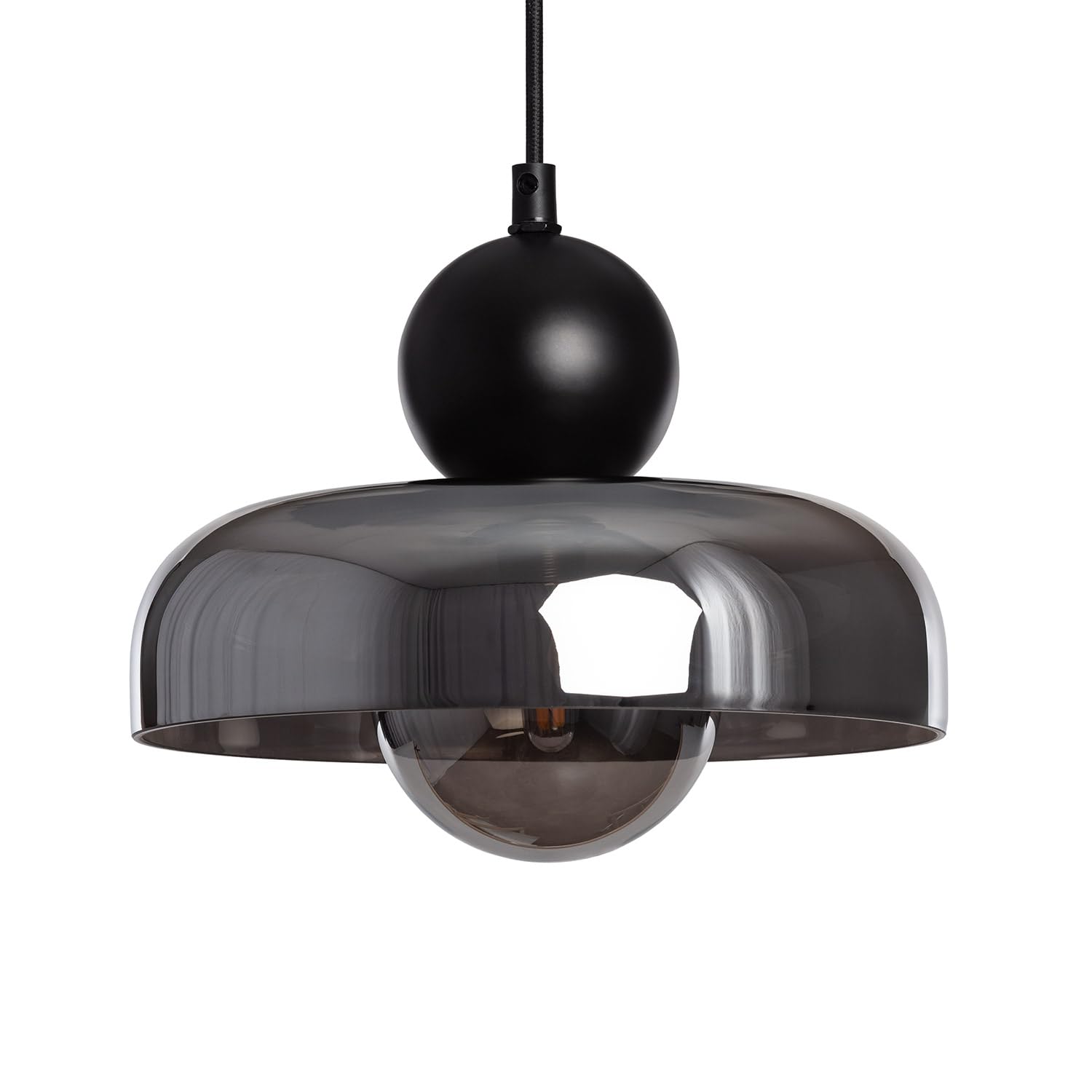 LEDKIA LIGHTING Lámpara Colgante Metal y Cristal Carlize Decoración Salón, Habitación, Dormitorio