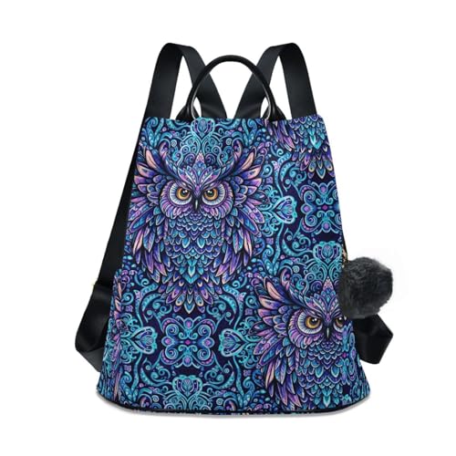 Sac à dos chouette antivol léger avec grande capacité de rangement