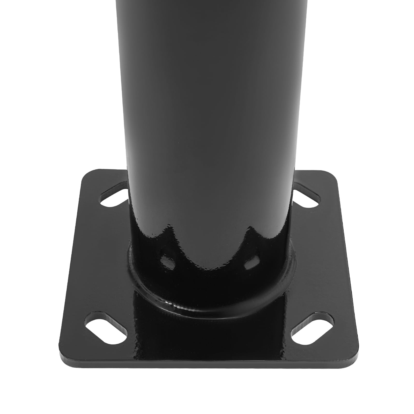 Mástil para farolas, capacidad de carga de 100 kg, lámpara de mástil negro, mástil para diferentes farolas, lámparas solares, lámparas de jardín, cámaras de vigilancia (5 m)