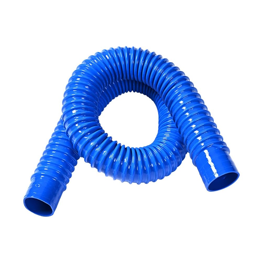 Manguera De Plástico Azul PVC De 1 Metro, Tubo Telescópico De 40-100mm De Diámetro Interior, Tubo De Ventilación Azul, Tubo De Escape(Inner Diameter 50mm)