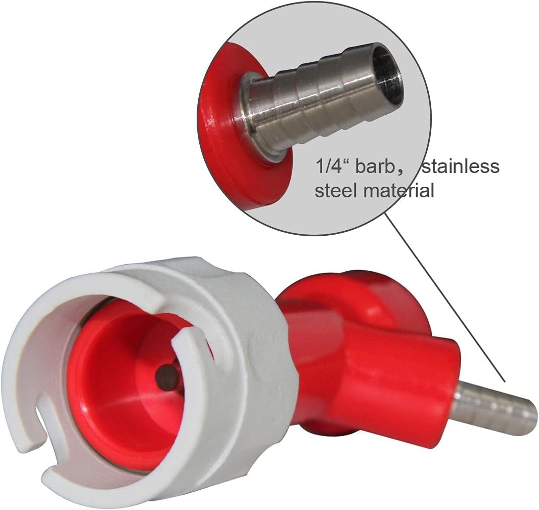 PERA 2 Pair Pin Lock coupler Barb Gas&Liquid Quick Disconnects Set