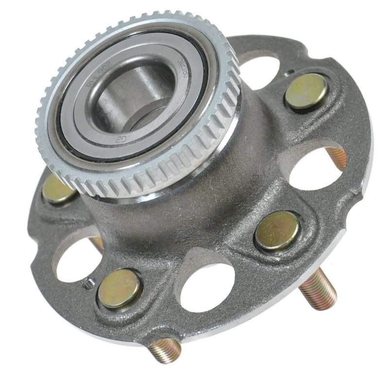 Image of TRQ 2 Piece Rear Wheel Bearing & Hub Assembly Set Compatible with 1999-2004 Honda Odyssey 1999 Isuzu Oasis