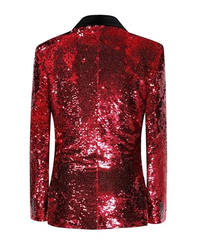 Sequin Men Blazers Slim Fit Shiny Tuxedo Suit Jackets for Prom Party Shawl Collar Mens Dinner Blazer Disco Coat4