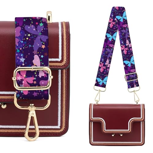 Image of Wide Purse Strap Replacement Crossbody, Funny Shoulder Strap Adjustable, Cute Bag Strap for Women Guitar Purses